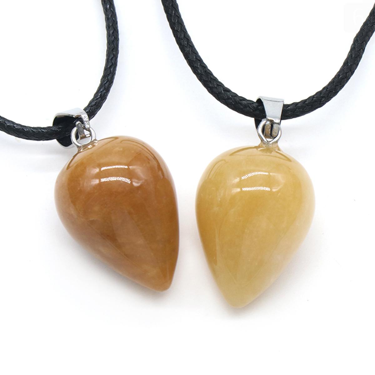 Ожерелье из натурального камня в форме капли, кулон, кристалл, розовый кварц, аметист, содалит, опал, подвеска, веревочная цепочка, ожерелья для женщин и мужчин, ювелирные изделия, колье 22x16 мм 1Pcs/22x16mm-Yellow Jade
Ожерелье из натурального камня в форме капли, кулон, кристалл, розовый кварц, аметист, содалит, опал, подвеска, веревочная цепочка, ожерелья для женщин и мужчин, ювелирные изделия, колье 22x16 мм 1Pcs/22x16mm-Yellow Jade