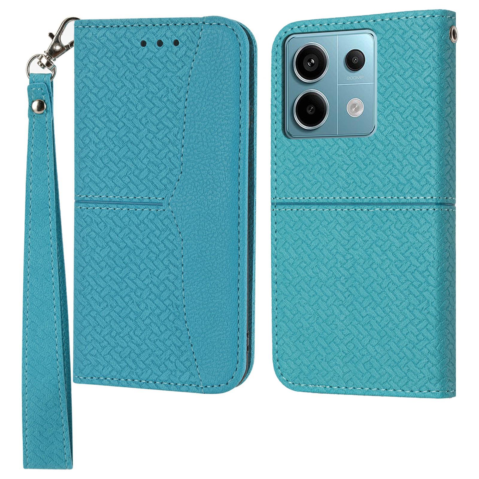 For Xiaomi Redmi Note 13 5G Case Woven Texture PU Leather Wallet Phone Cover Blue
For Xiaomi Redmi Note 13 5G Case Woven Texture PU Leather Wallet Phone Cover Blue