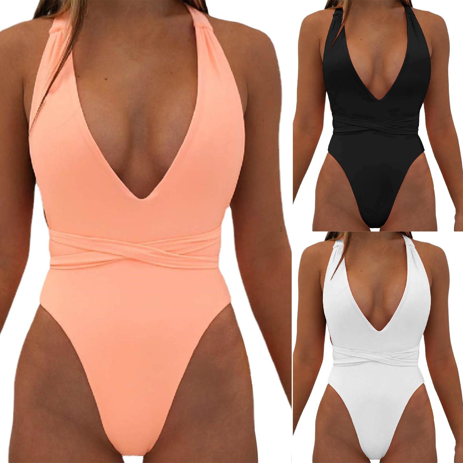 Women s Bikini Solid Color Set Swimsuit One-piece Swimsuits For Women Beachwear S білий
Women s Bikini Solid Color Set Swimsuit One-piece Swimsuits For Women Beachwear S білий