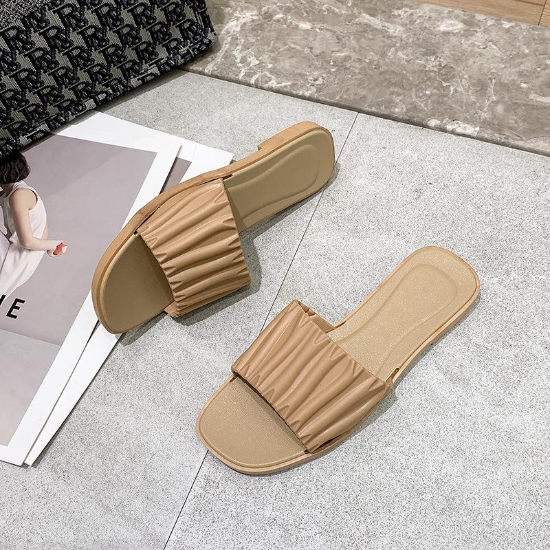 Однотонные женские тапочки, легкие и нескользящие летние модные пляжные сандалии 38-39
Однотонные женские тапочки, легкие и нескользящие летние модные пляжные сандалии 38-39