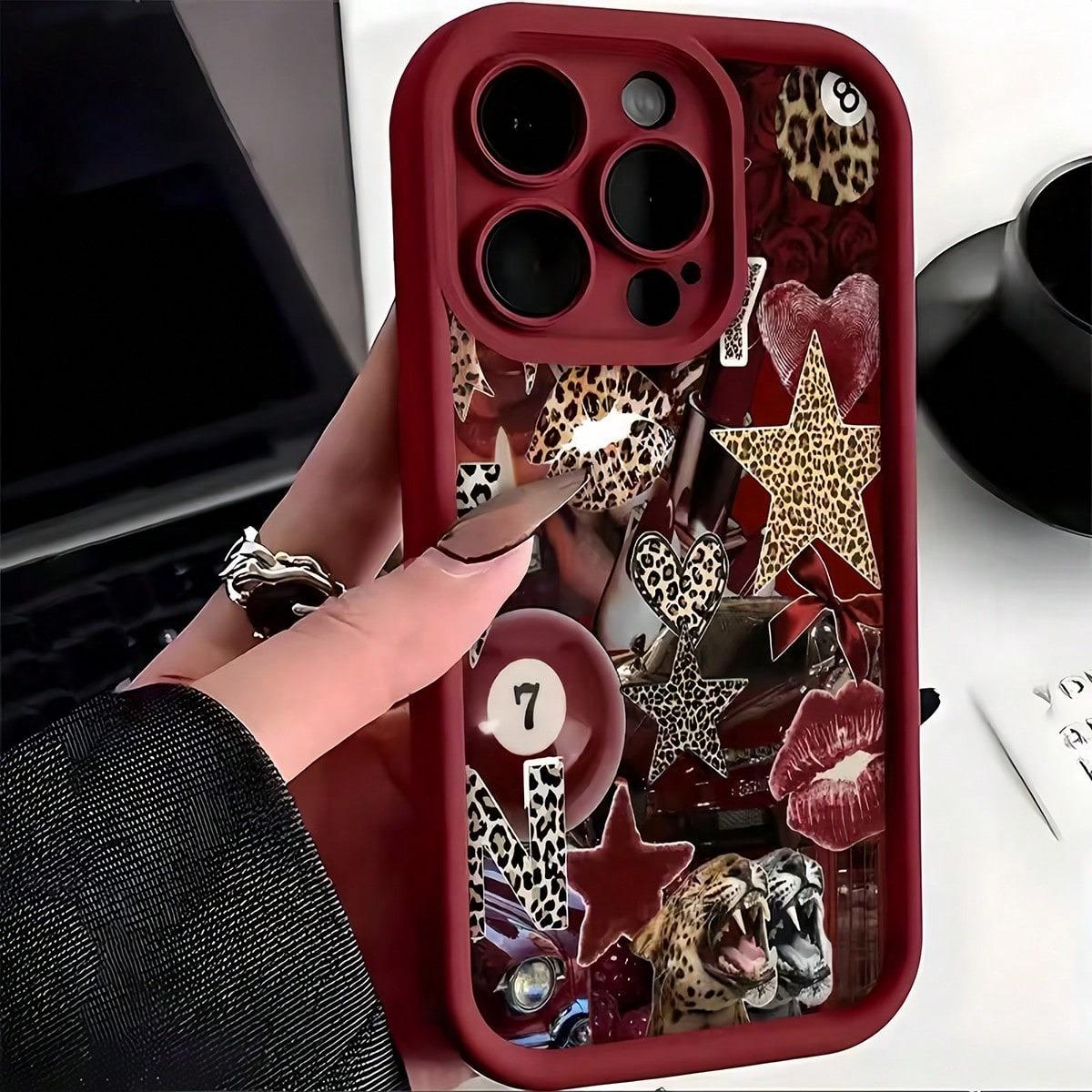 Burgundy Leopard Lips Pool Ball English Printed Phone Case For iPhone 17 16 15 14 13 12 11 Pro Max XS XR X 16 Plus 17 Air Cover iPhone SE (2020)
Burgundy Leopard Lips Pool Ball English Printed Phone Case For iPhone 17 16 15 14 13 12 11 Pro Max XS XR X 16 Plus 17 Air Cover iPhone SE (2020)