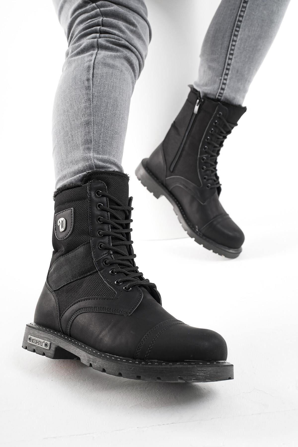 Men s Fashion Waterproof Flat Heeled Booties Bootie Water and Cold Resistant Furry Inside Zippered Boots Shoes 40 
Men s Fashion Waterproof Flat Heeled Booties Bootie Water and Cold Resistant Furry Inside Zippered Boots Shoes 40