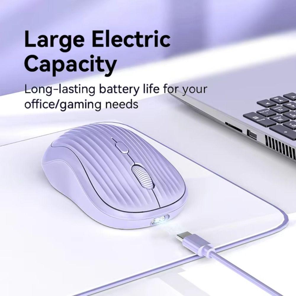 Type-C Wireless Mute Mouse Sensitive Rechargeable Computer Mouse Computer Peripherals розовый
Type-C Wireless Mute Mouse Sensitive Rechargeable Computer Mouse Computer Peripherals розовый