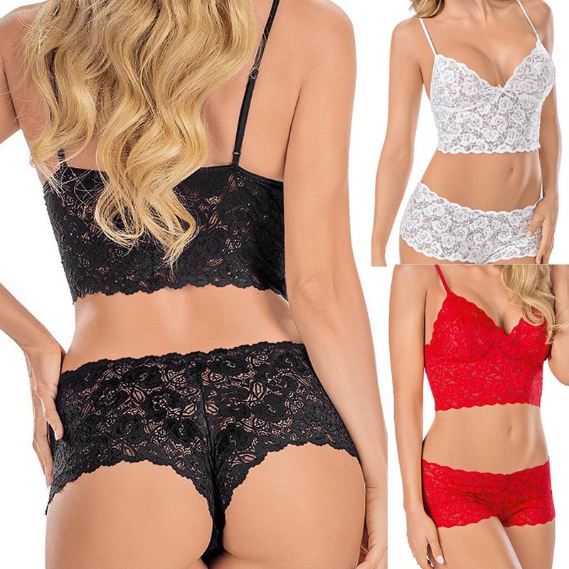 Cheap Sexy Lace Sexy Lingerie Transparent Sling Three Point Chest Wrap