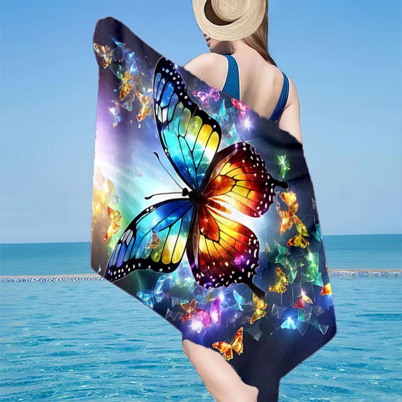 Electric Butterfly Dance Beach Towel, Super Soft Microfiber, Gift for Her/Him, Birthday, for Pool, Beach, Travel, Home Decor Fan gifts 70cmx140cm(27x55inch)
Electric Butterfly Dance Beach Towel, Super Soft Microfiber, Gift for Her/Him, Birthday, for Pool, Beach, Travel, Home Decor Fan gifts 70cmx140cm(27x55inch)