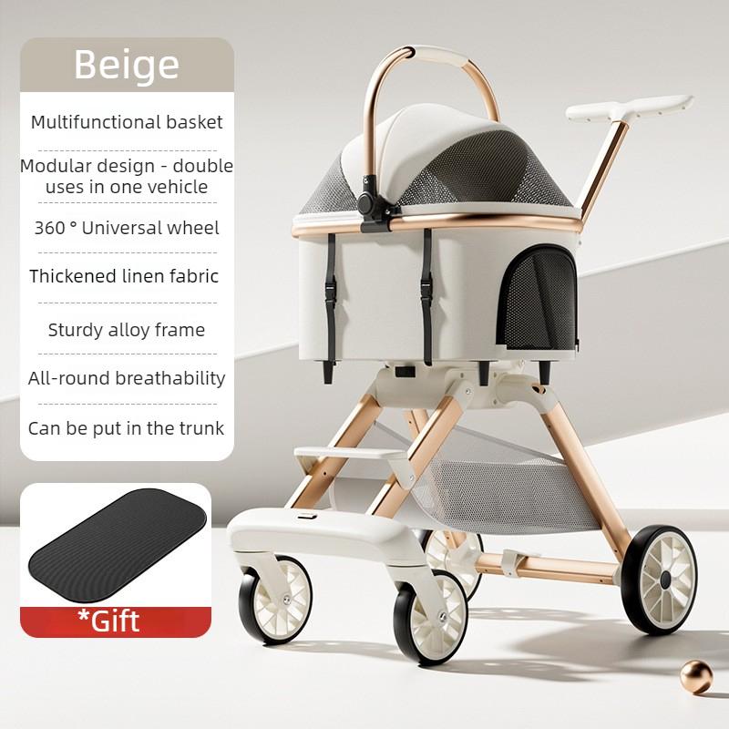 Foldable Pet Stroller High Landscape Breathable Mesh Dog Travel Carrier Basket for Small Medium Dogs Cats Portable Pets Carrier бежевый
Foldable Pet Stroller High Landscape Breathable Mesh Dog Travel Carrier Basket for Small Medium Dogs Cats Portable Pets Carrier бежевый