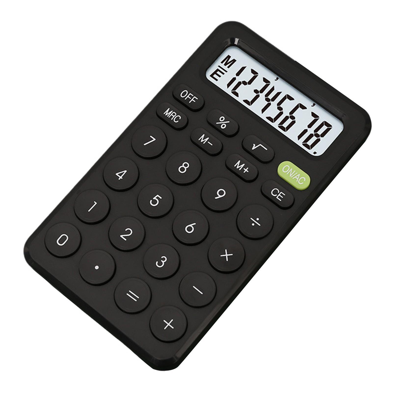 12-Digit Portable Calculator Candy Color Design for Students Office Use Lightweight Compact Size with LCD Display чорний
12-Digit Portable Calculator Candy Color Design for Students Office Use Lightweight Compact Size with LCD Display чорний