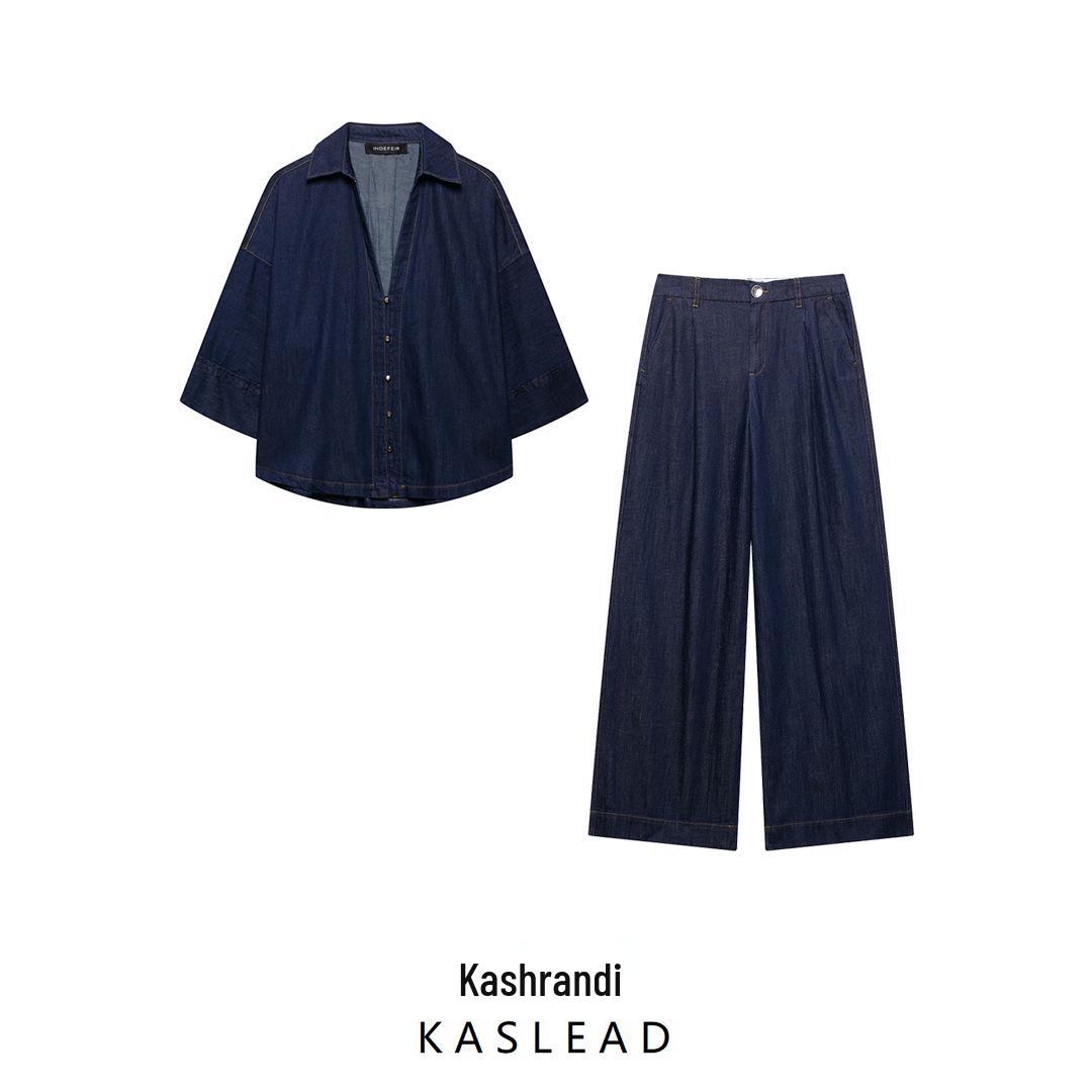 2025 Spring Women s European-American Fashion Wide Sleeve Shirt and Casual Long Pants Extra Small
2025 Spring Women s European-American Fashion Wide Sleeve Shirt and Casual Long Pants Extra Small