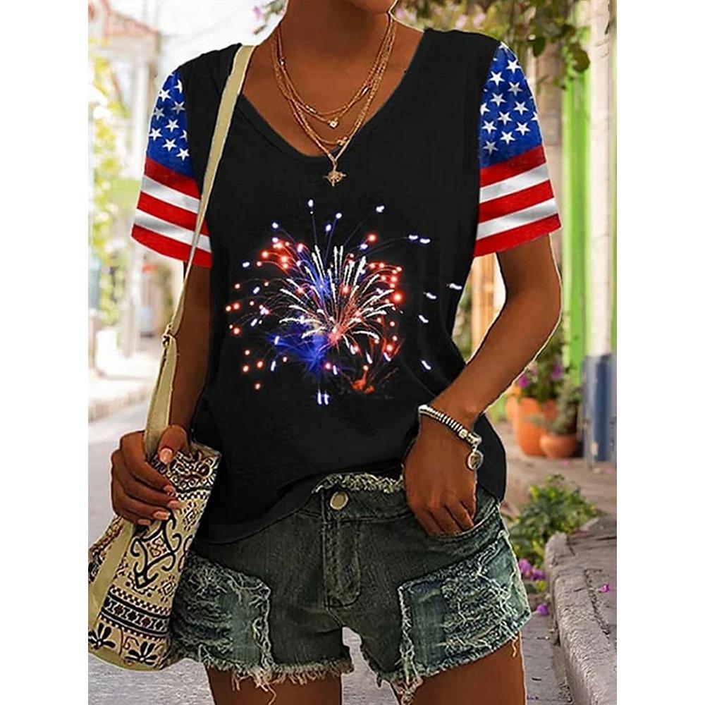 American Independence Day Women s T Shirt Graphic American Flag Vintage Stylish Classic 3XL
American Independence Day Women s T Shirt Graphic American Flag Vintage Stylish Classic 3XL