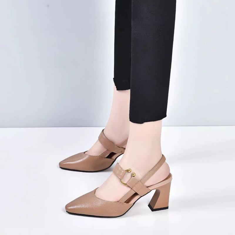 Coarse-heeled high-heeled sandals, comfortable bag-head sandals, new spring and summer mid-heeled pointed shoes, one-word buckle single shoes 42 абрикосовий
Coarse-heeled high-heeled sandals, comfortable bag-head sandals, new spring and summer mid-heeled pointed shoes, one-word buckle single shoes 42 абрикосовий