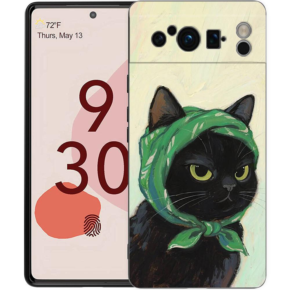 Luxury Phone Case For Google Pixel 10 9 8 9A 8A 7 7A 6 Pro XL 6A 5G Black Soft Back TPU Cover Lovely Cat Playing Fun Pixel 6
Luxury Phone Case For Google Pixel 10 9 8 9A 8A 7 7A 6 Pro XL 6A 5G Black Soft Back TPU Cover Lovely Cat Playing Fun Pixel 6