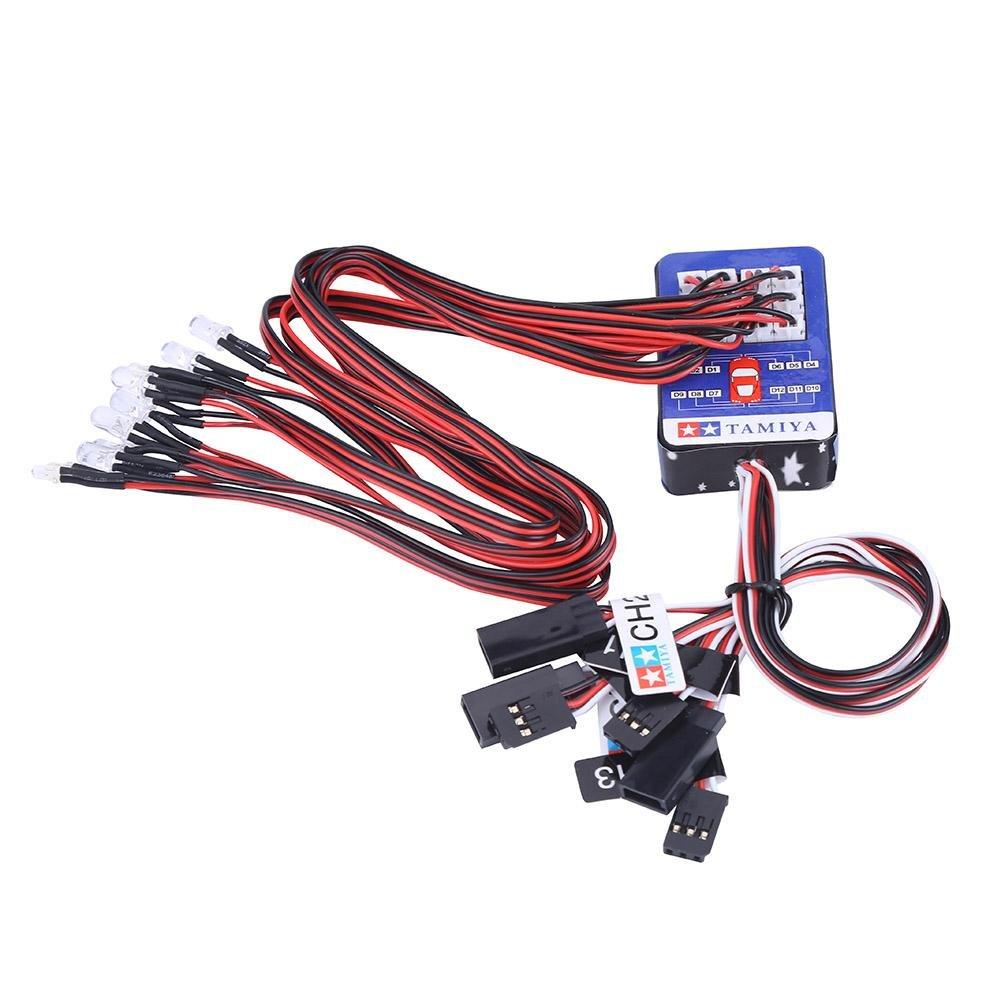 RC Car Simulation Flash Light High Brightness LED Lighting System Kit Steering Brake RC Truck SCX10 AX10 CC01 12Pcs 4 Colors 1/10 1/8 TT-01F350 жовтий
RC Car Simulation Flash Light High Brightness LED Lighting System Kit Steering Brake RC Truck SCX10 AX10 CC01 12Pcs 4 Colors 1/10 1/8 TT-01F350 жовтий