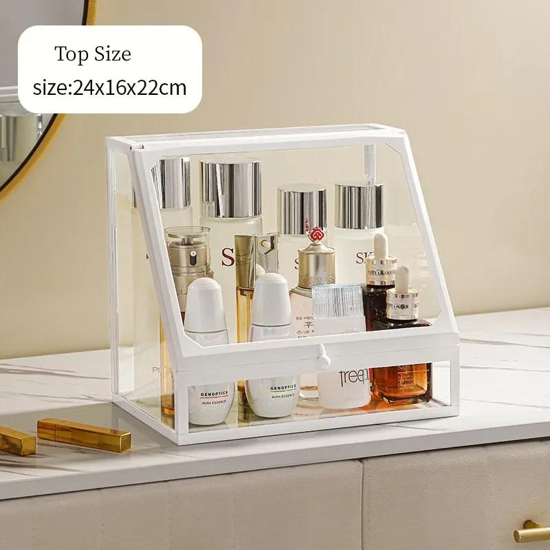 2025New Glass Makeup Organizer Box Cosmetic Lipsticks Brush Jewellery Storage Holder Luxury Home Desktop Rack Bathroom Shelves
2025New Glass Makeup Organizer Box Cosmetic Lipsticks Brush Jewellery Storage Holder Luxury Home Desktop Rack Bathroom Shelves