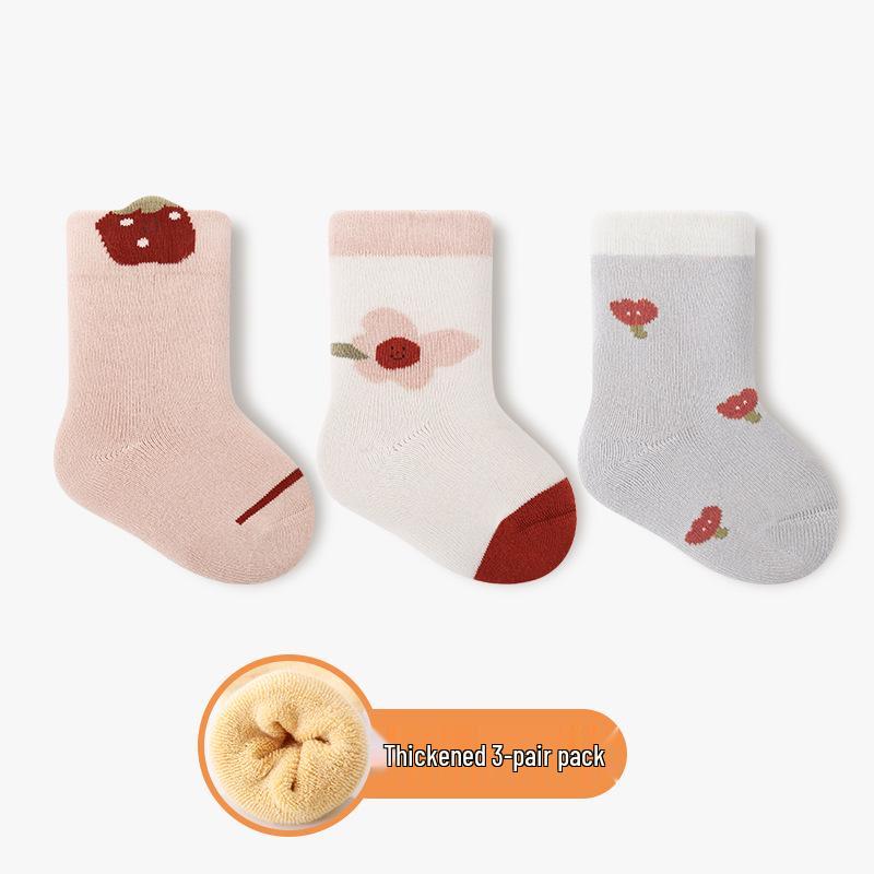 Warm Winter Flannel Baby Socks - Pure Cotton, Long Tube for 0 Months+ M 1-3 years (Foot Length 12-14cm)
Warm Winter Flannel Baby Socks - Pure Cotton, Long Tube for 0 Months+ M 1-3 years (Foot Length 12-14cm)