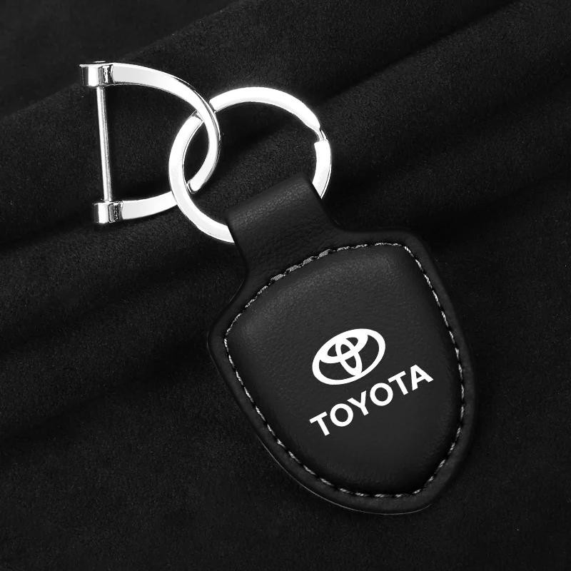 1PCS Leather Car Styling Emblem Key Chain Keychain For Toyota Chr rav4 Yaris prius avensis Corolla Camry Anti-lost Accessories
1PCS Leather Car Styling Emblem Key Chain Keychain For Toyota Chr rav4 Yaris prius avensis Corolla Camry Anti-lost Accessories