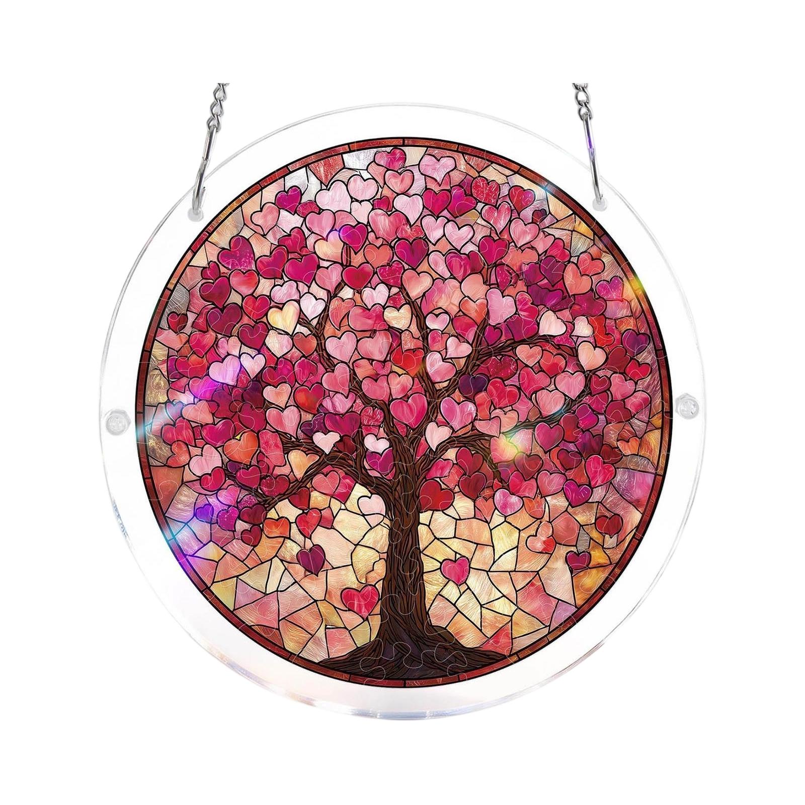 Acrylic Sun Catcher Puzzle Round Hanging Panel with Tree Design 1 5cm Thickness for Indoor Outdoor Window Display One Size
Acrylic Sun Catcher Puzzle Round Hanging Panel with Tree Design 1 5cm Thickness for Indoor Outdoor Window Display One Size