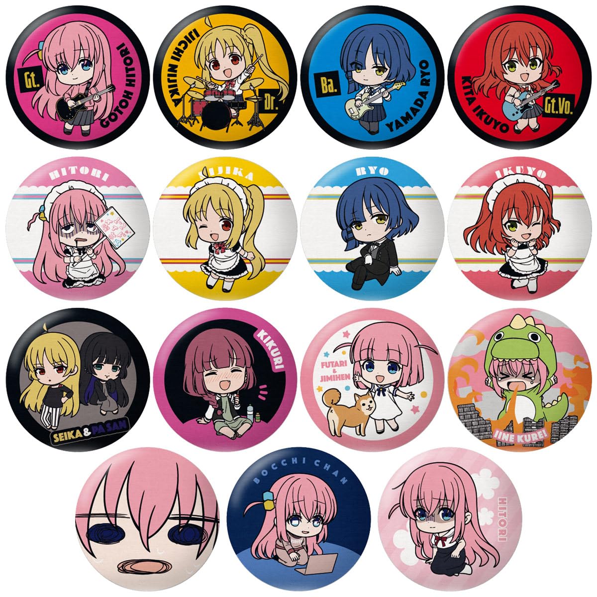 CAN BADGE COLLECTION Bocchi Za Candy gum the Rock! (14 pieces) toys/chewing (Bocchi Rock!)
CAN BADGE COLLECTION Bocchi Za Candy gum the Rock! (14 pieces) toys/chewing (Bocchi Rock!)