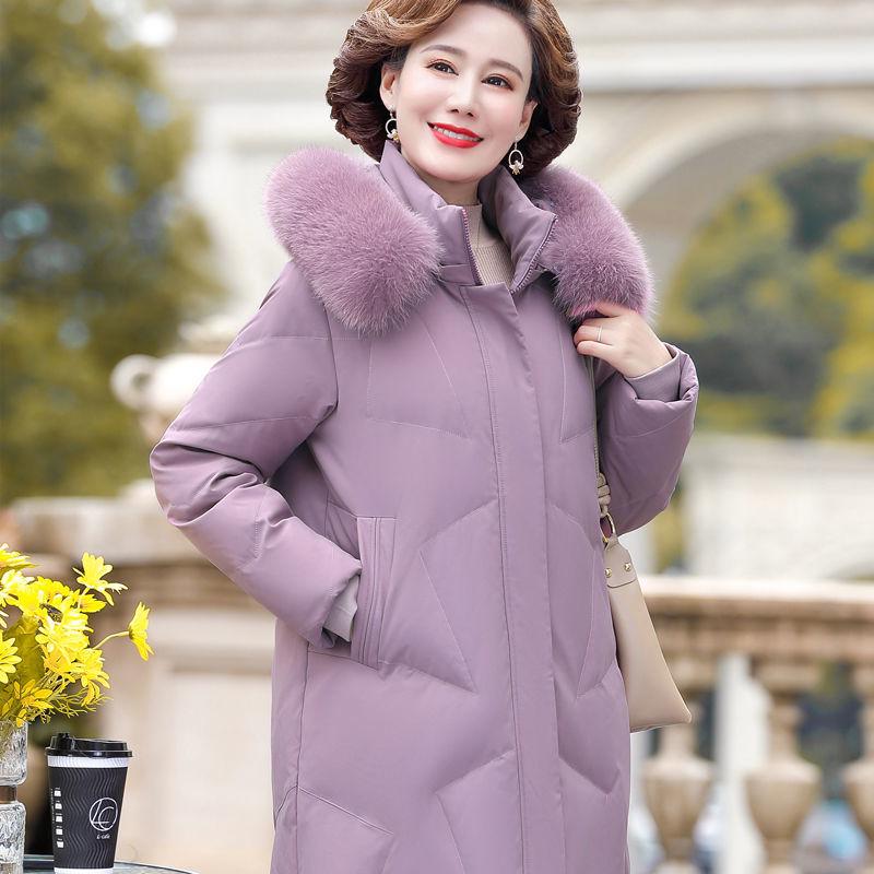 2021 Women s Mid-Length Korean Down Jacket with Real Fur Collar - Fashionable for Middle-Aged and Elderly 3XL 110-125 Jin
2021 Women s Mid-Length Korean Down Jacket with Real Fur Collar - Fashionable for Middle-Aged and Elderly 3XL 110-125 Jin