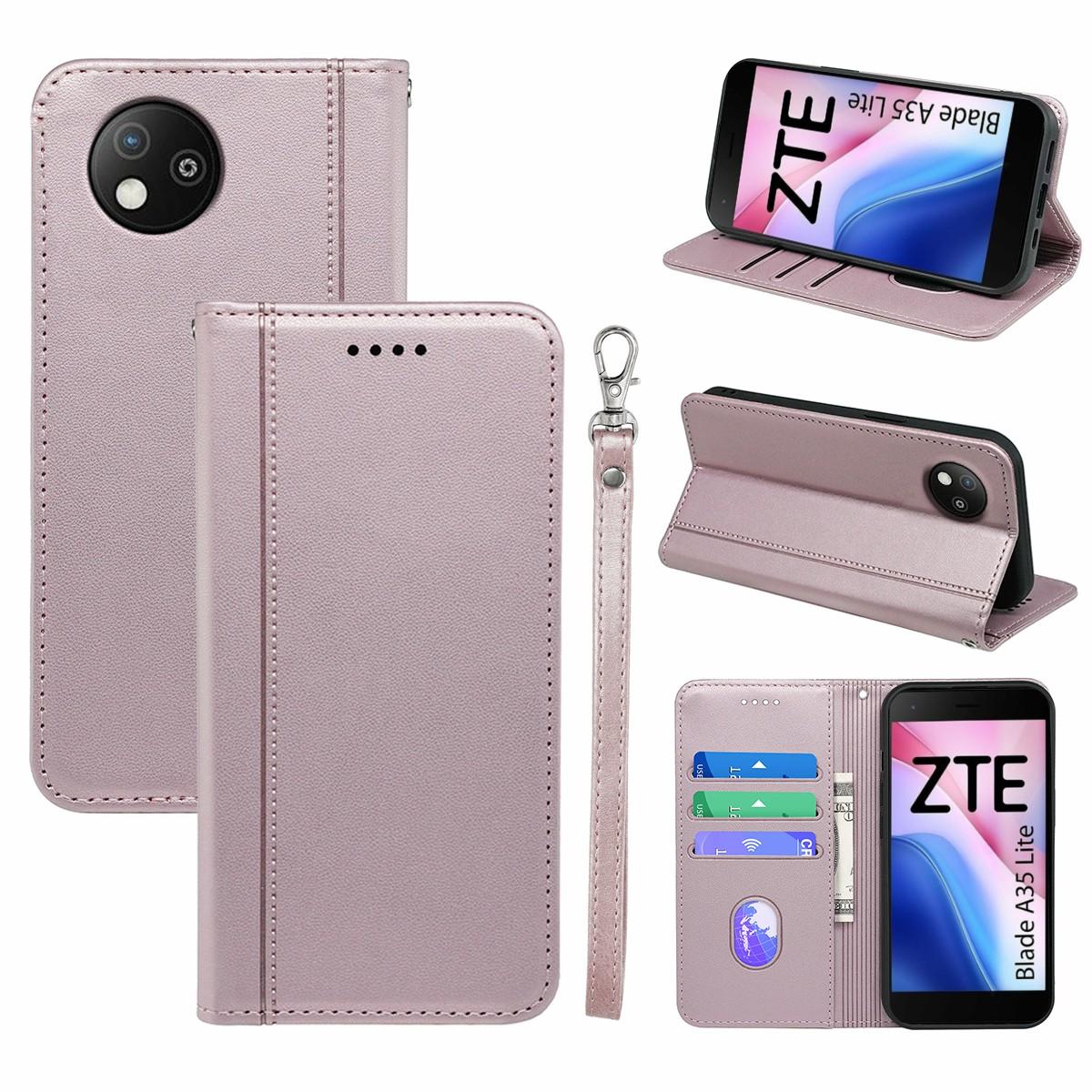 HX01 Для ZTE Blade A35 Lite Чохол-гаманець Магнітна застібка Шкіряний чохол для телефону з поліуретану E
HX01 Для ZTE Blade A35 Lite Чохол-гаманець Магнітна застібка Шкіряний чохол для телефону з поліуретану E