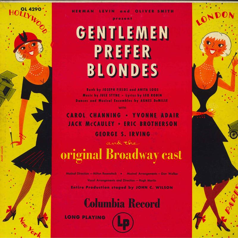 LP Record CAROL CHANNING, YVONNE ADAIR, JACK - Gentlemen Prefer Blondes OL4290 COLUMBIA MASTER US Soundtracks & Musicals Used
LP Record CAROL CHANNING, YVONNE ADAIR, JACK - Gentlemen Prefer Blondes OL4290 COLUMBIA MASTER US Soundtracks & Musicals Used