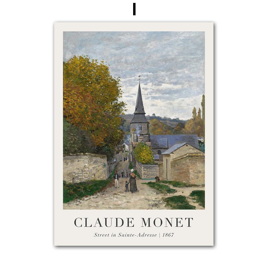 Scandinavian Classic Claude Monet Abstract HD Art Posters Prints Vintage Wall Art Canvas Painting Home Bedroom Living Room Decor 13X18 cm No Framed
Scandinavian Classic Claude Monet Abstract HD Art Posters Prints Vintage Wall Art Canvas Painting Home Bedroom Living Room Decor 13X18 cm No Framed