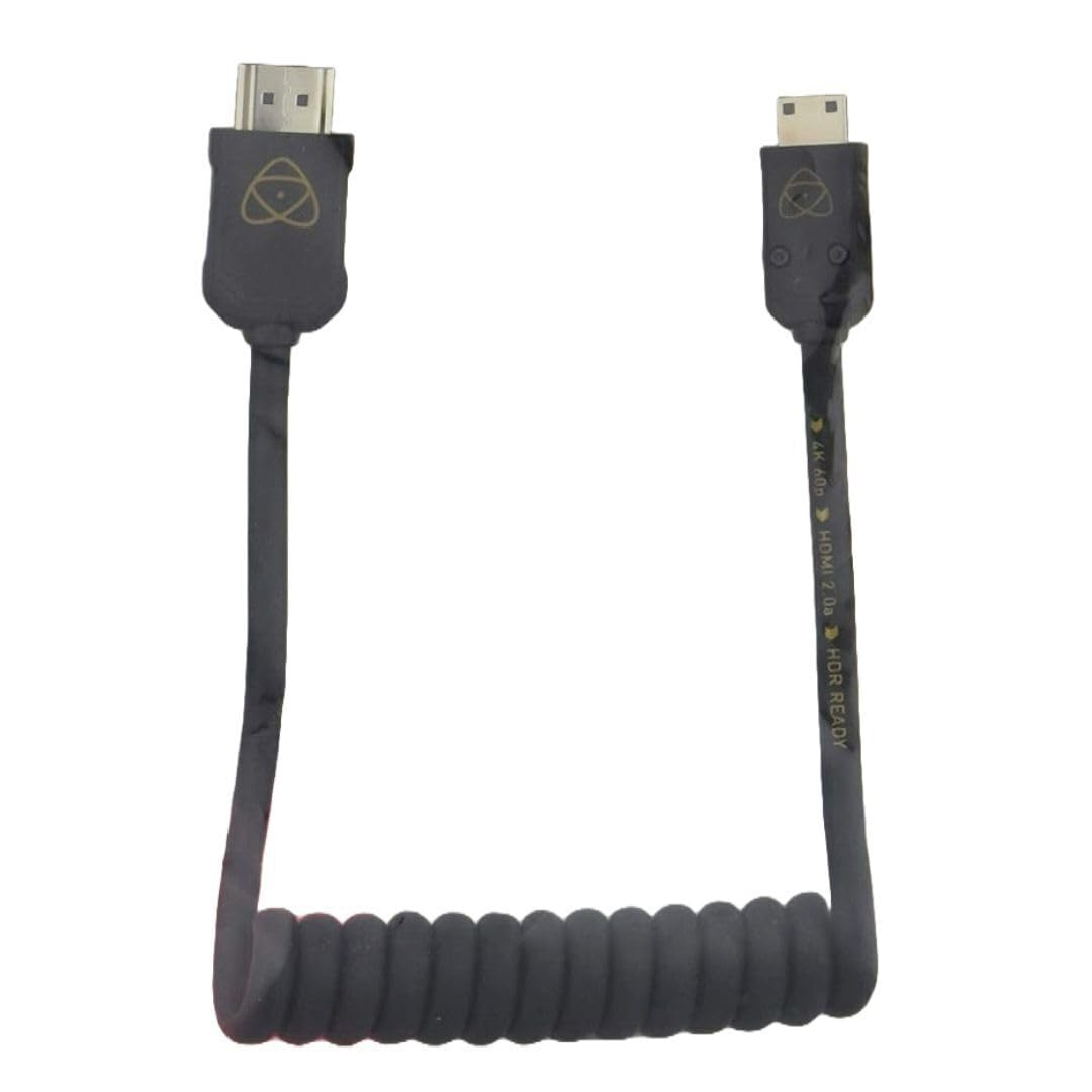 ATOMOS ATOMFLEX PRO HDMI COILED CABLE to Full HDMI Compatible Cable ATOM4K60C3 (Mini 30cm) 2.0
ATOMOS ATOMFLEX PRO HDMI COILED CABLE to Full HDMI Compatible Cable ATOM4K60C3 (Mini 30cm) 2.0