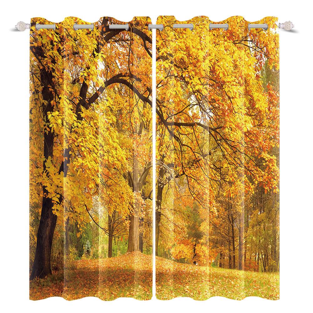 Modern Autumn Forest Curtains Fall Woodland Scenery Panels Window Curtain Bedroom Living Room Darkening Drapes Made Of Polyester Decor W100*H130(CM)-Rod Pocket&2PCS
Modern Autumn Forest Curtains Fall Woodland Scenery Panels Window Curtain Bedroom Living Room Darkening Drapes Made Of Polyester Decor W100*H130(CM)-Rod Pocket&2PCS