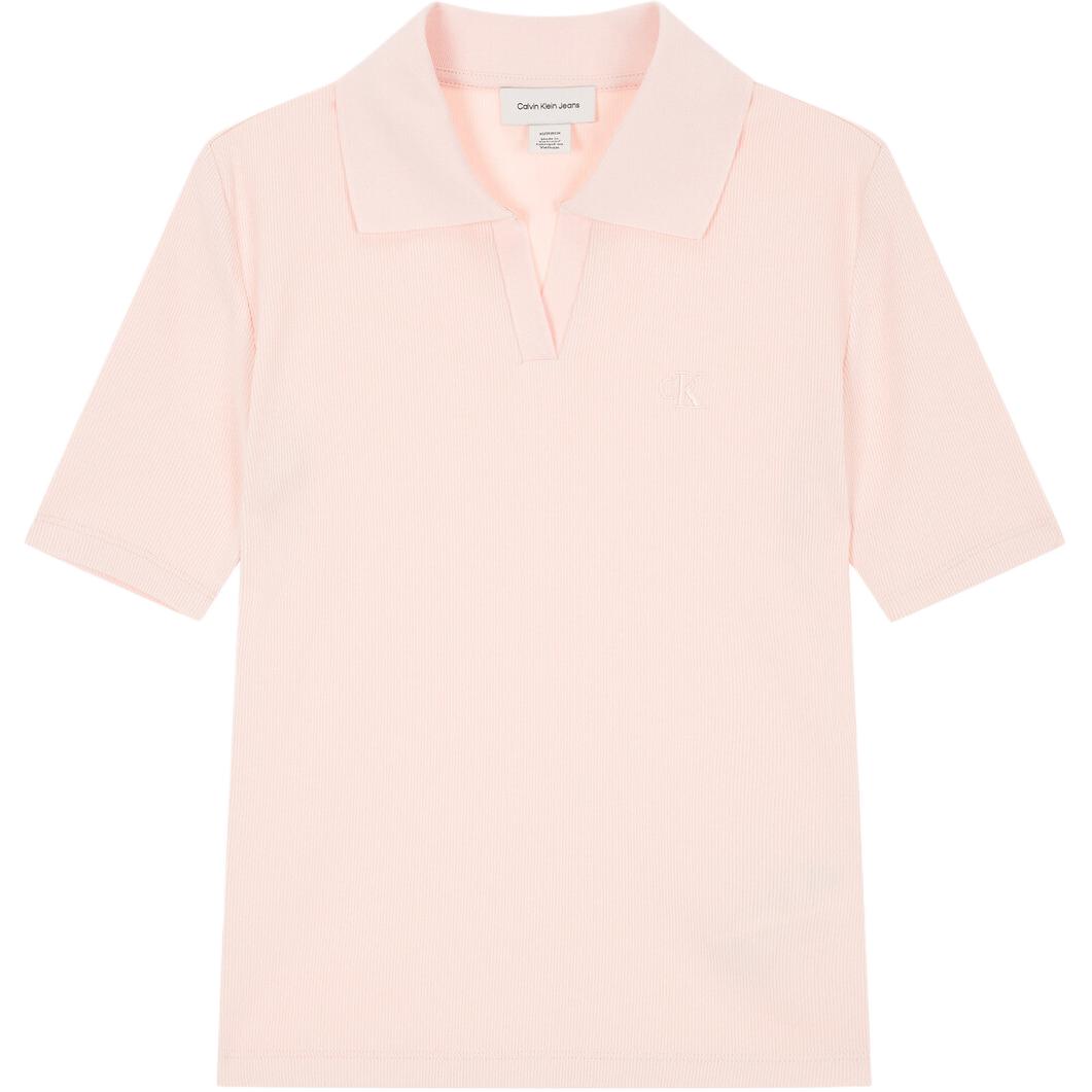 Calvin Klein Solid Color Knitted Slim Fit Short Sleeve Polo Shirt Women tops Light-Pink 47AB205-LN4 S
Calvin Klein Solid Color Knitted Slim Fit Short Sleeve Polo Shirt Women tops Light-Pink 47AB205-LN4 S