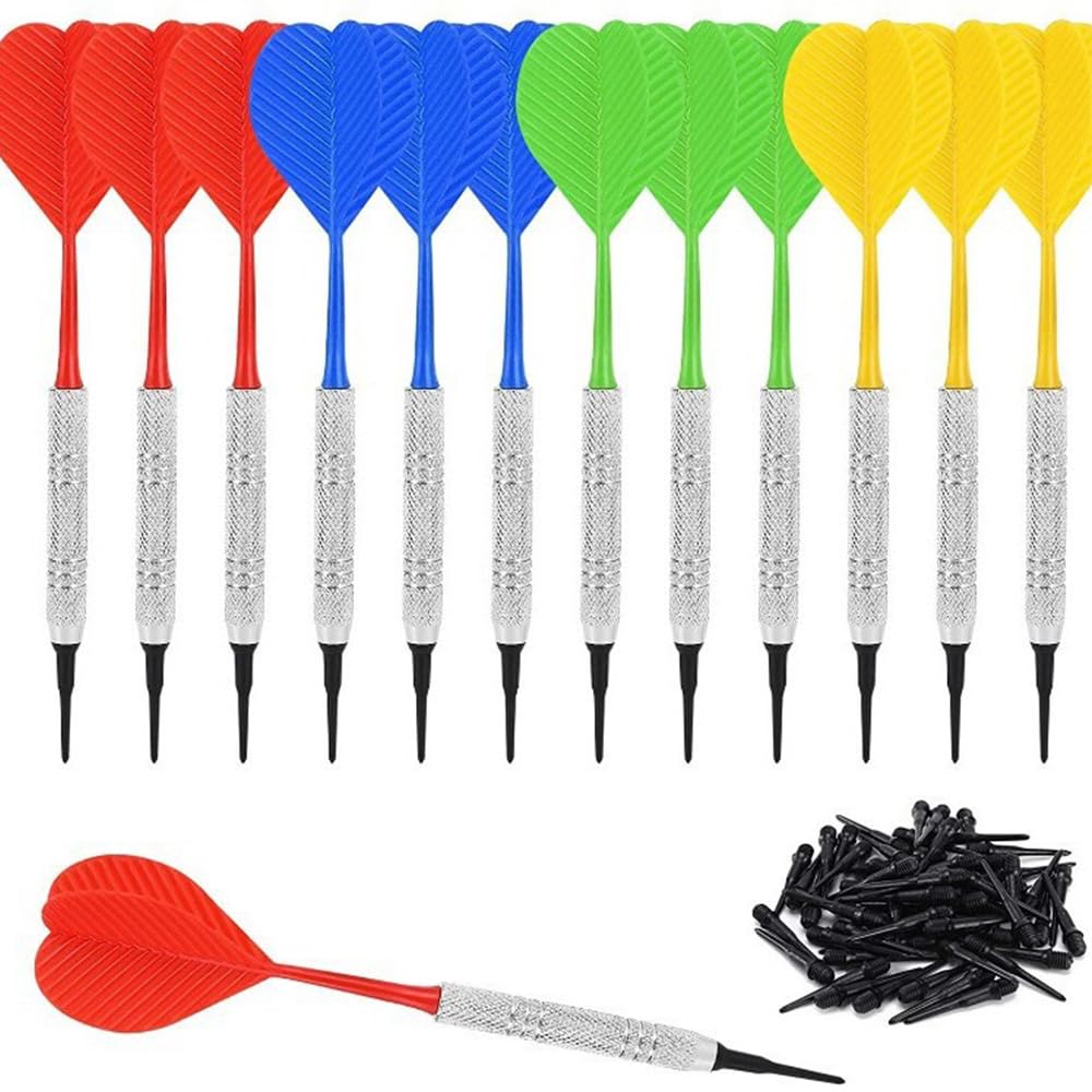 Dart Arrows Set of 12 14g Plastic Tip Darts House Darts Soft Darts Set for For Introductory Practice Introductory Home Use Darts 100 Dart
Dart Arrows Set of 12 14g Plastic Tip Darts House Darts Soft Darts Set for For Introductory Practice Introductory Home Use Darts 100 Dart