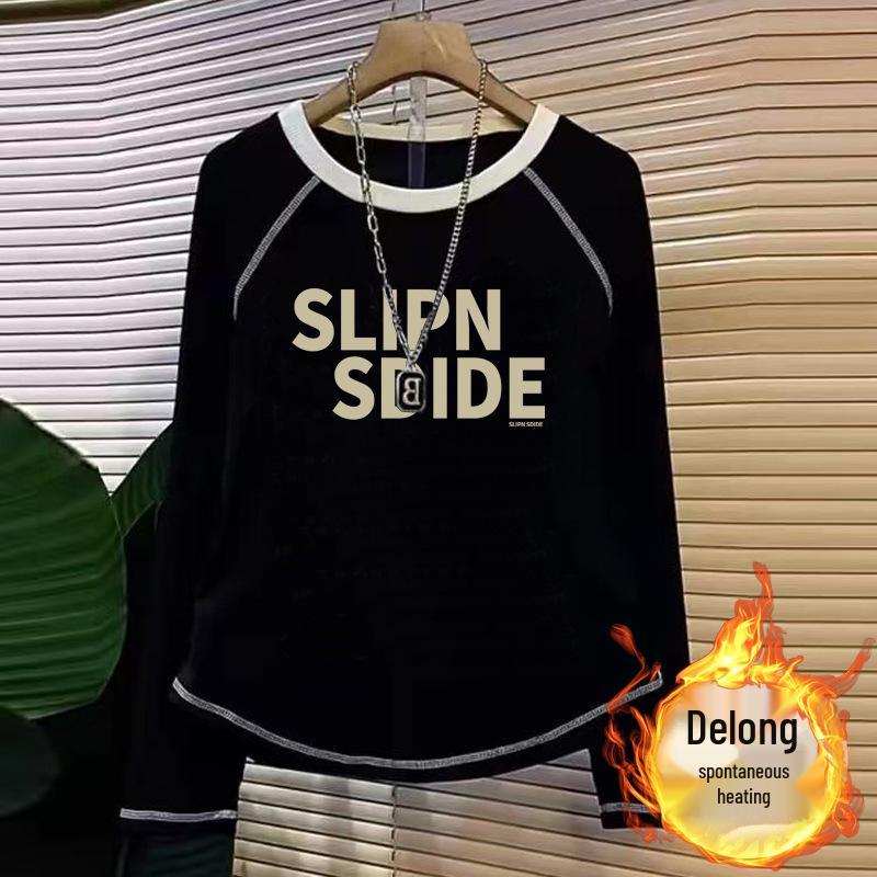 Women s 2024 Double-Sided Velvet Long-Sleeve T-Shirt: Chic Autumn/Winter Versatile Top XXL for 135-145 lbs
Women s 2024 Double-Sided Velvet Long-Sleeve T-Shirt: Chic Autumn/Winter Versatile Top XXL for 135-145 lbs