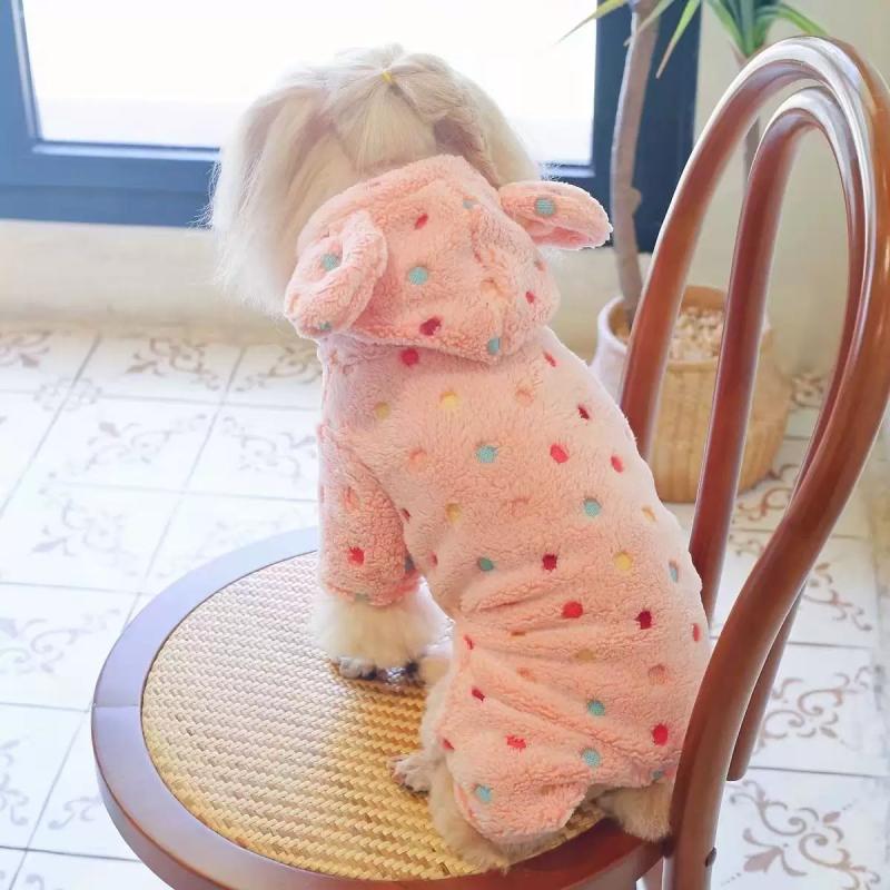Coral Fleece Dog Jumpsuit Winter Pet Apparel Puppy Yorkie Pomeranian Poodle Bichon Schnauzer Corgi Clothing Small Dog Clothes XS(old) рожевий
Coral Fleece Dog Jumpsuit Winter Pet Apparel Puppy Yorkie Pomeranian Poodle Bichon Schnauzer Corgi Clothing Small Dog Clothes XS(old) рожевий