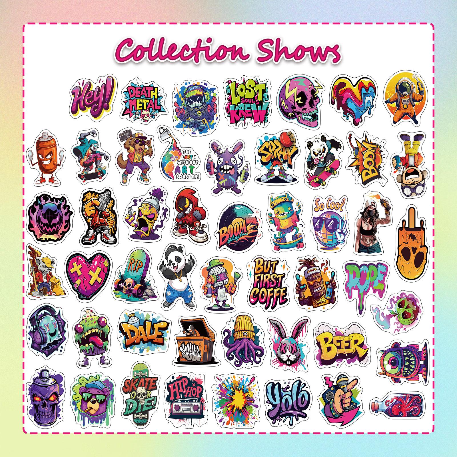 50pcs Cool Cartoon Graffiti Stickers Waterproof DIY for Phone Laptop Guitar Suitcase Kids Toys Street Art Decals
50pcs Cool Cartoon Graffiti Stickers Waterproof DIY for Phone Laptop Guitar Suitcase Kids Toys Street Art Decals