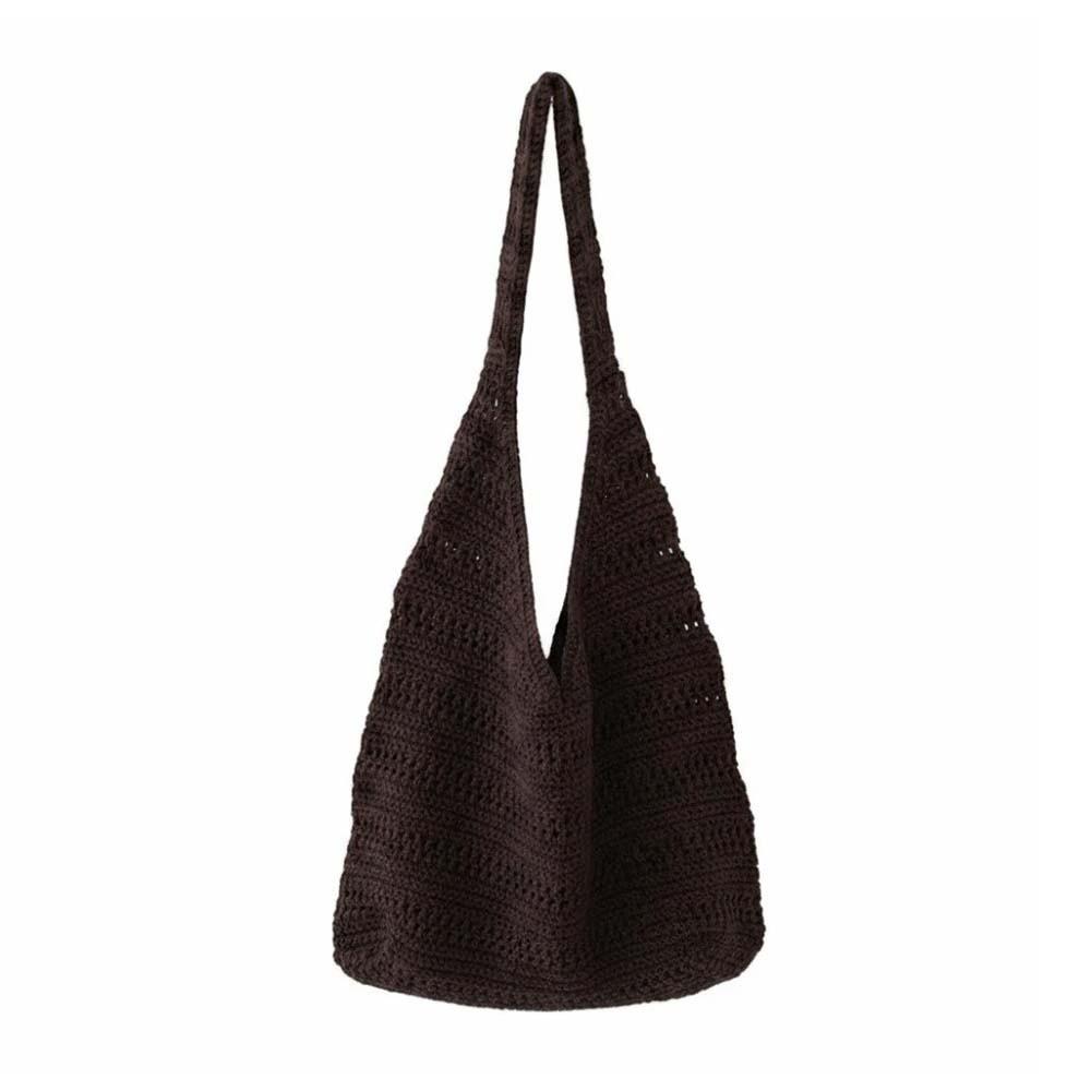 Breathable Texture Crochet Tote Lightweight Knit Hobo Bag Casual Streetwear кофейный
Breathable Texture Crochet Tote Lightweight Knit Hobo Bag Casual Streetwear кофейный