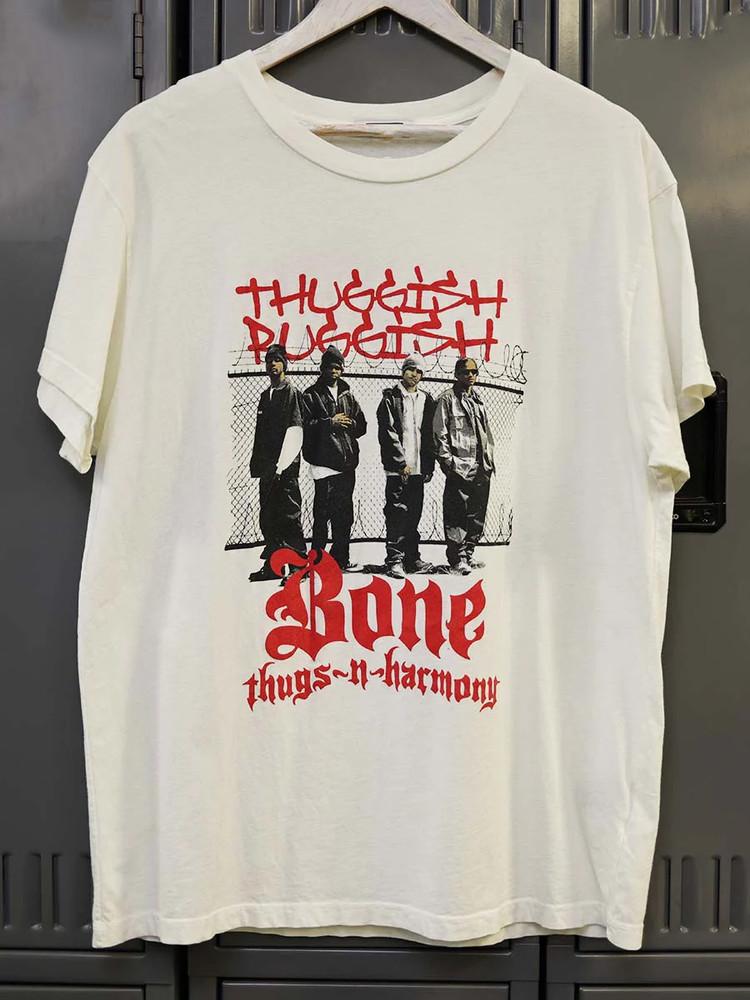 Vtg Bone Thugs-N-Harmon wbr/ y Thuggish Cotton White Full Size Unisex Shirt UR199 Unisex T-Shirt XL
Vtg Bone Thugs-N-Harmon wbr/ y Thuggish Cotton White Full Size Unisex Shirt UR199 Unisex T-Shirt XL