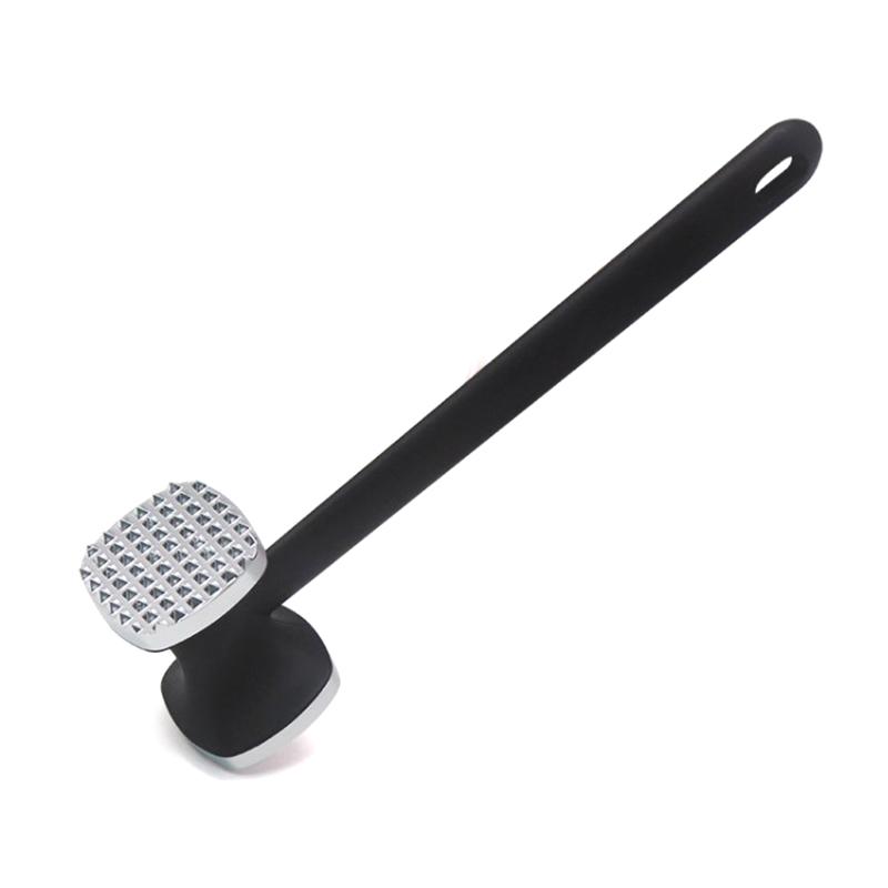 Steak Hammer Mallet Double-Sided Zinc Alloy Meat Tenderizer Meat Pounder Maximizes Food Flavor Meat Hammer Steak Meat Cooking срібний
Steak Hammer Mallet Double-Sided Zinc Alloy Meat Tenderizer Meat Pounder Maximizes Food Flavor Meat Hammer Steak Meat Cooking срібний