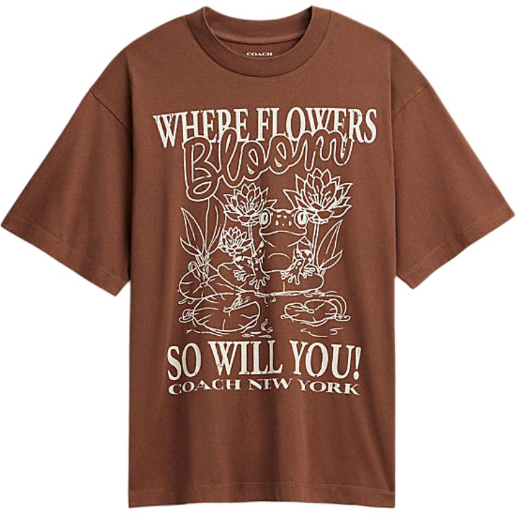 Coach FW24 Letter Print Loose Fit Round Neck Short Sleeve T-Shirt Men Tops Brown CT743-BRN M
Coach FW24 Letter Print Loose Fit Round Neck Short Sleeve T-Shirt Men Tops Brown CT743-BRN M