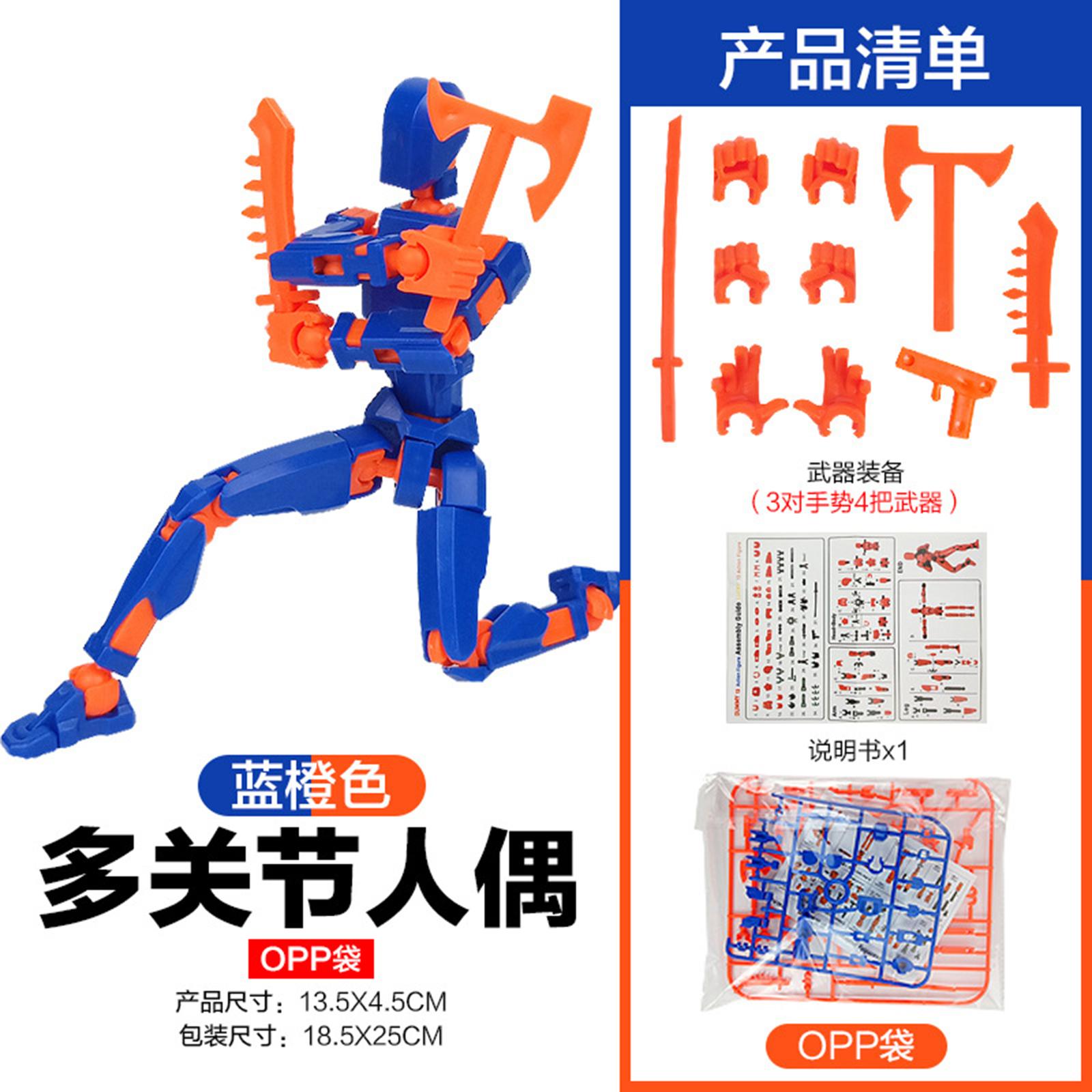 Assembled Multi-Joint Movable 3D Robot Figurine Model Building Toy Suitable for Children Educational Construction Set one size синий
Assembled Multi-Joint Movable 3D Robot Figurine Model Building Toy Suitable for Children Educational Construction Set one size синий