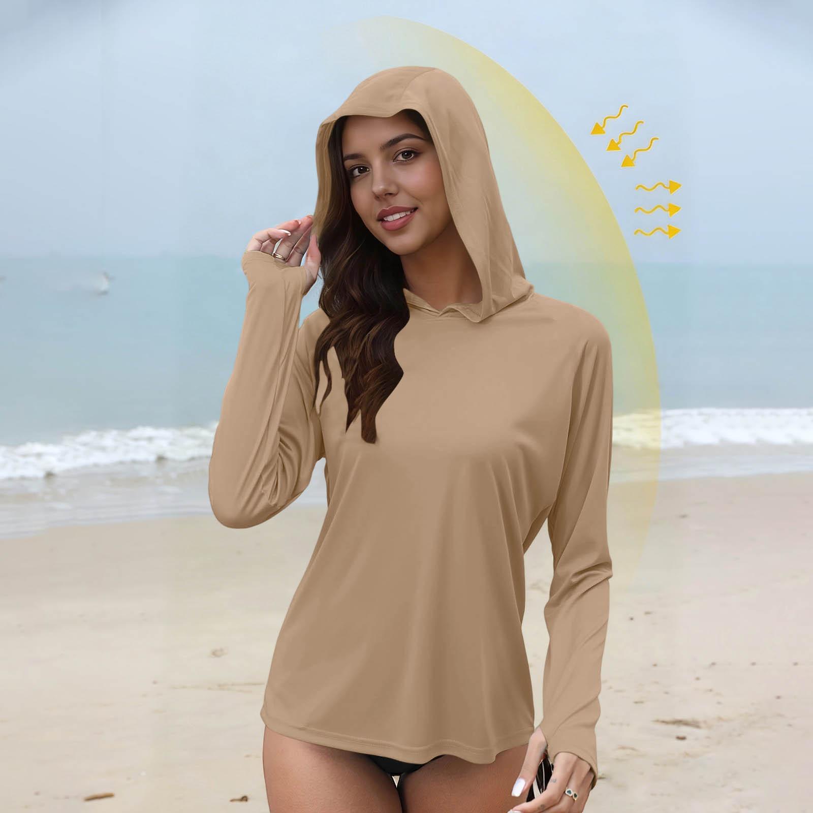 Women Hooded Long Sleeve Top Breathable Slim Fit Pullover with Thumb Holes Casual Lightweight Athletic Shirt XXL хаки
Women Hooded Long Sleeve Top Breathable Slim Fit Pullover with Thumb Holes Casual Lightweight Athletic Shirt XXL хаки