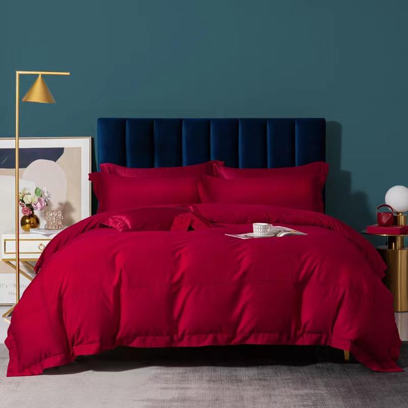 1000TC Egyptian Cotton Luxury Hotel Style Solid Color Bedding Set Soft Silky Duvet Cover Set Bed Sheet/Fitted Sheet Pillowcases Queen 200X230cm 4pcs червоний
1000TC Egyptian Cotton Luxury Hotel Style Solid Color Bedding Set Soft Silky Duvet Cover Set Bed Sheet/Fitted Sheet Pillowcases Queen 200X230cm 4pcs червоний