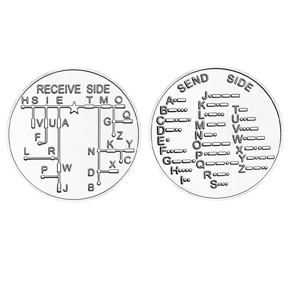 Morse Code Training Training Coin Commemorative Coin For Novice Radio Enthusiasts And Hobbyists Learning Tools
Morse Code Training Training Coin Commemorative Coin For Novice Radio Enthusiasts And Hobbyists Learning Tools