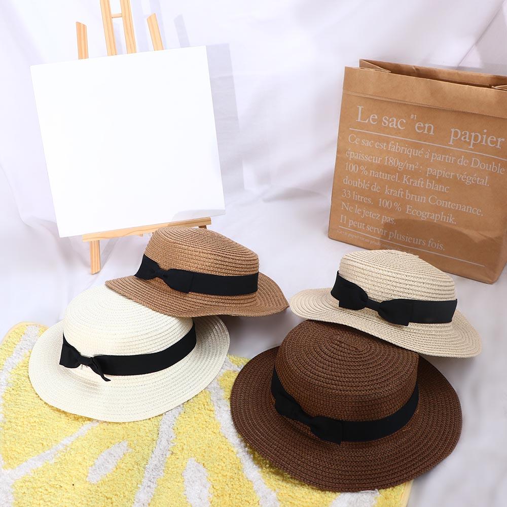 Outdoor Flat Hat Bowknot Beach Cap British Style Sun Visor Weave Sun Cap Top Hat Sun Hat Straw Hat
Outdoor Flat Hat Bowknot Beach Cap British Style Sun Visor Weave Sun Cap Top Hat Sun Hat Straw Hat