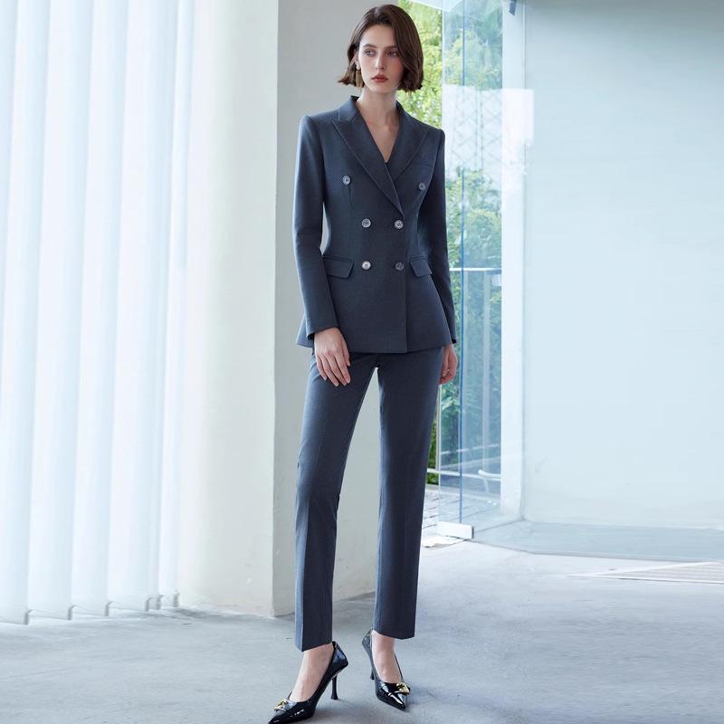 Autumn/Winter Double-Breasted Wool Suit Set: Slimming, Figure-Flattering, Goddess Style Professional Workwear. M
Autumn/Winter Double-Breasted Wool Suit Set: Slimming, Figure-Flattering, Goddess Style Professional Workwear. M