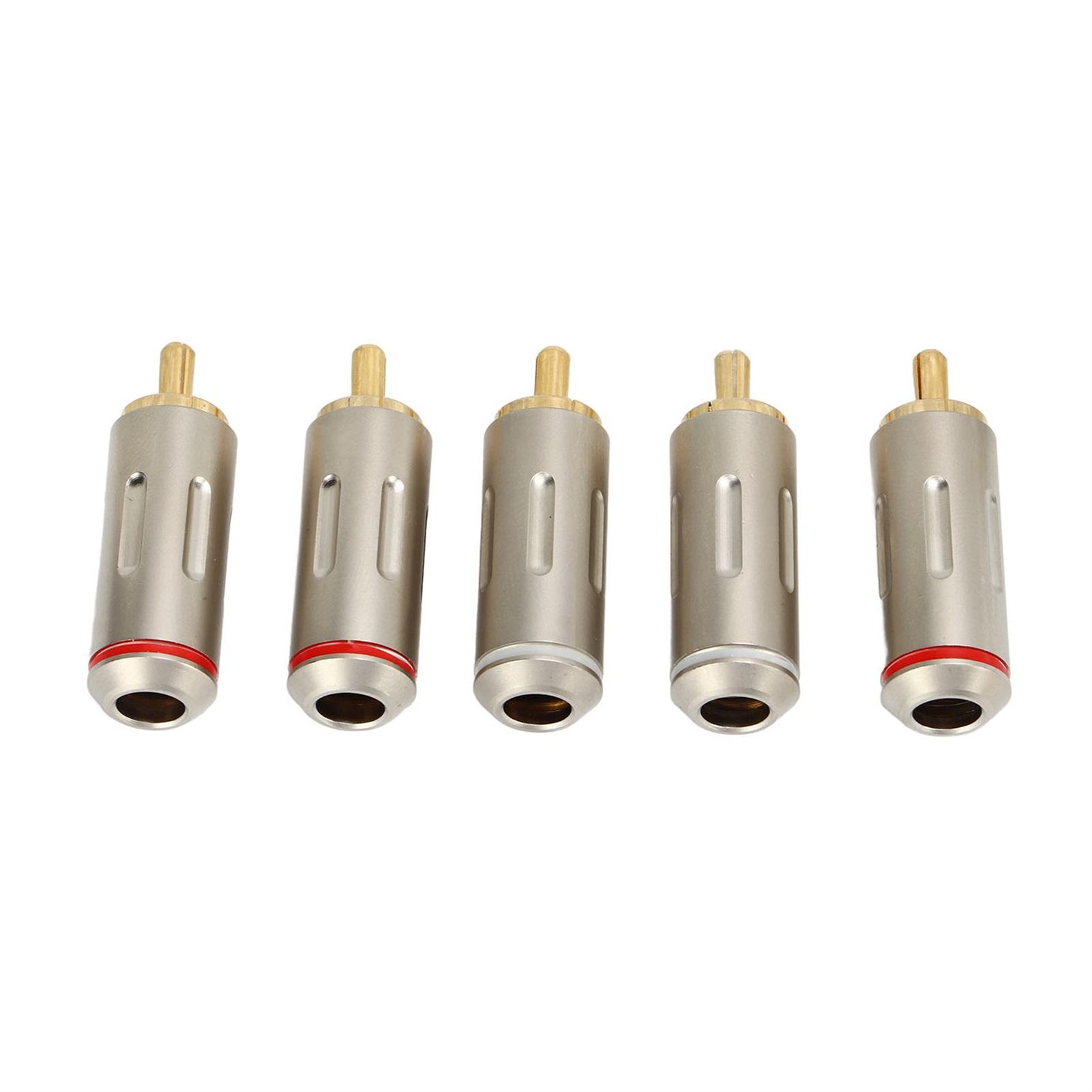 5 шт. RCA штекерный адаптер металлический высокопрочный износостойкий аудиокабель адаптер для автомобиля
5 шт. RCA штекерный адаптер металлический высокопрочный износостойкий аудиокабель адаптер для автомобиля