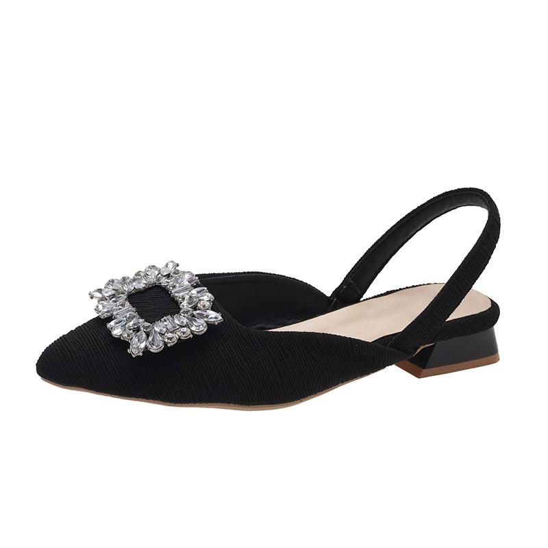 Heeled Sandals Rhinestone Women Sandals Closed New Ladies Single Shoes Designer Slip on Women Shoes Square Buckle Pointed Sandal 42 чорний
Heeled Sandals Rhinestone Women Sandals Closed New Ladies Single Shoes Designer Slip on Women Shoes Square Buckle Pointed Sandal 42 чорний