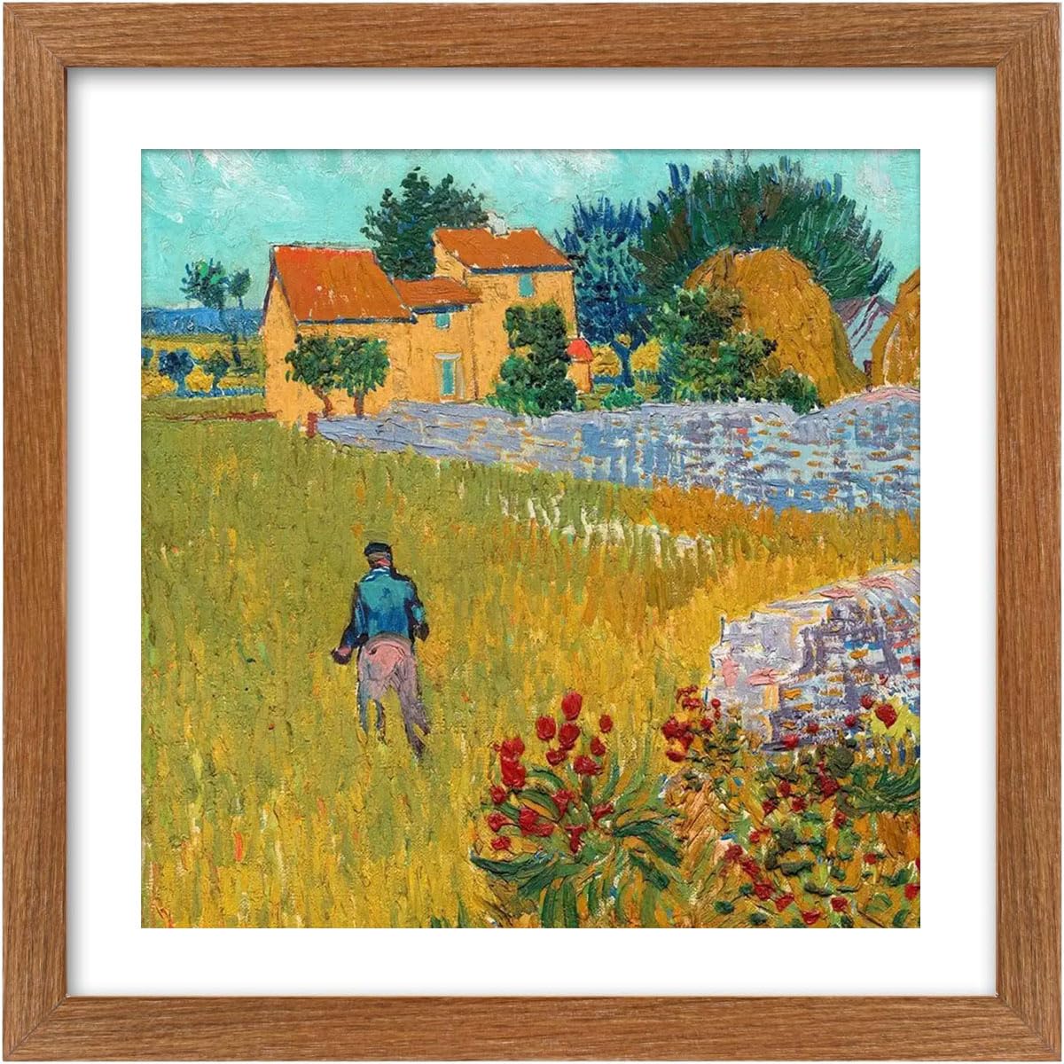 LEADINTOP Diamond Art Photo Frame, Wooden, 30 x 30 cm, for Diamond Paintings, Wall-Mounted and Tabletop Display Frame, for Photos, Certificates, Award
LEADINTOP Diamond Art Photo Frame, Wooden, 30 x 30 cm, for Diamond Paintings, Wall-Mounted and Tabletop Display Frame, for Photos, Certificates, Award