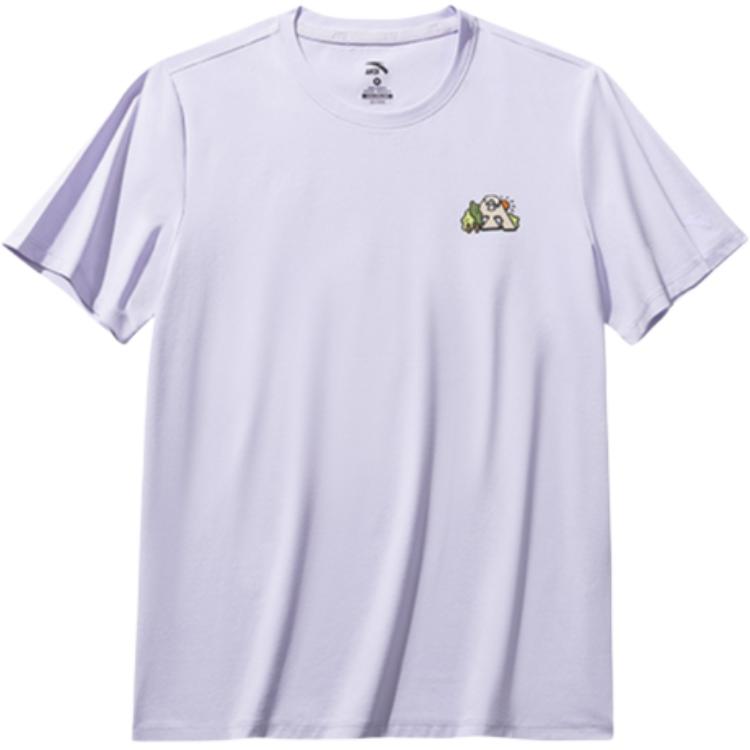 Anta Comfortable Simple Versatile Cartoon Round Neck Thin Breathable Short Sleeve T-Shirt Women Tops Cool-Purple 962526102-4 XS
Anta Comfortable Simple Versatile Cartoon Round Neck Thin Breathable Short Sleeve T-Shirt Women Tops Cool-Purple 962526102-4 XS