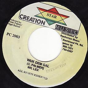 7inch Record MR. LEXX - Wuk Dem Gal NONE Creation Star M 2003 Jamaica Reggae, Ska & Dub Used
7inch Record MR. LEXX - Wuk Dem Gal NONE Creation Star M 2003 Jamaica Reggae, Ska & Dub Used