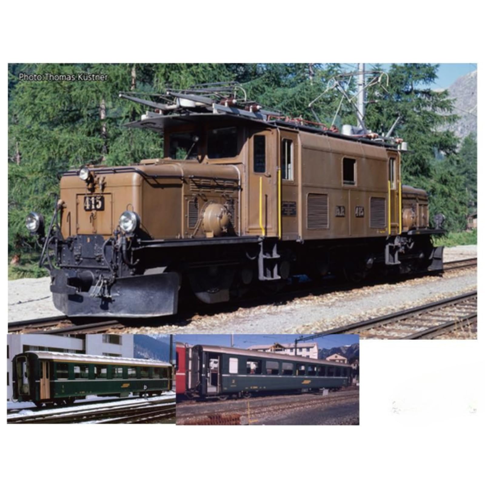 N Gauge KATO Alpine Green Passenger Car Set KATO No10-1987 Ge6/6-I Rhaetian Crocodile + 5-Car (Model Train) зелений
N Gauge KATO Alpine Green Passenger Car Set KATO No10-1987 Ge6/6-I Rhaetian Crocodile + 5-Car (Model Train) зелений