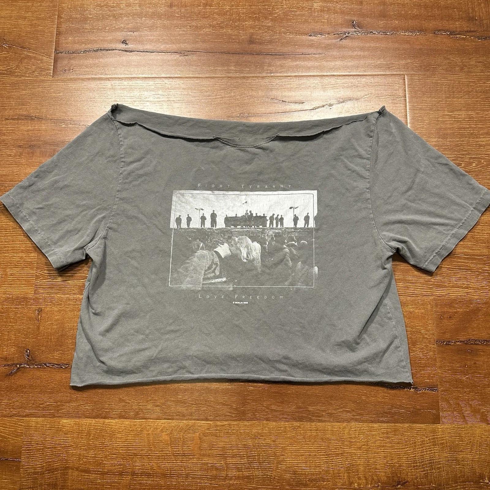 John Galt T Shirt Womens L Gray Fight Tyranny Love Freedom Berlin Alt Distressed 3XL
John Galt T Shirt Womens L Gray Fight Tyranny Love Freedom Berlin Alt Distressed 3XL