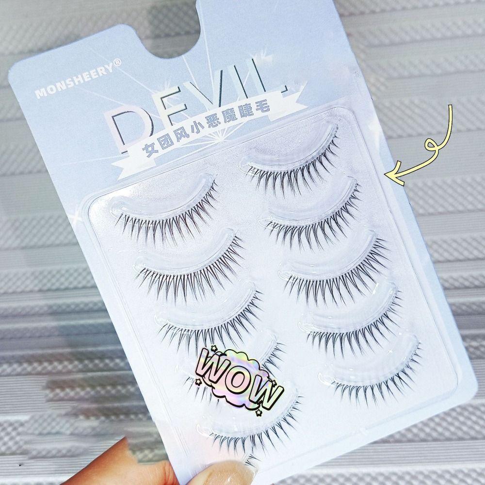 5 Pairs Natural Korean Fake Eyelashes Fine Black Stalk Makeup Tools One Piece Fake Eyelashes Women 5 Pairs
5 Pairs Natural Korean Fake Eyelashes Fine Black Stalk Makeup Tools One Piece Fake Eyelashes Women 5 Pairs